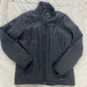 Womens Marmot xl black puffer jacket